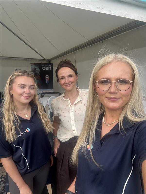 Faith, Gill & Kate at Bolesworth International